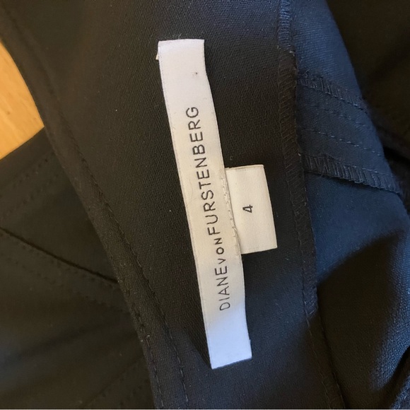 Diane Von Furstenberg Black Bodycon Dress Sweetheart Neckline - Picture 4 of 5